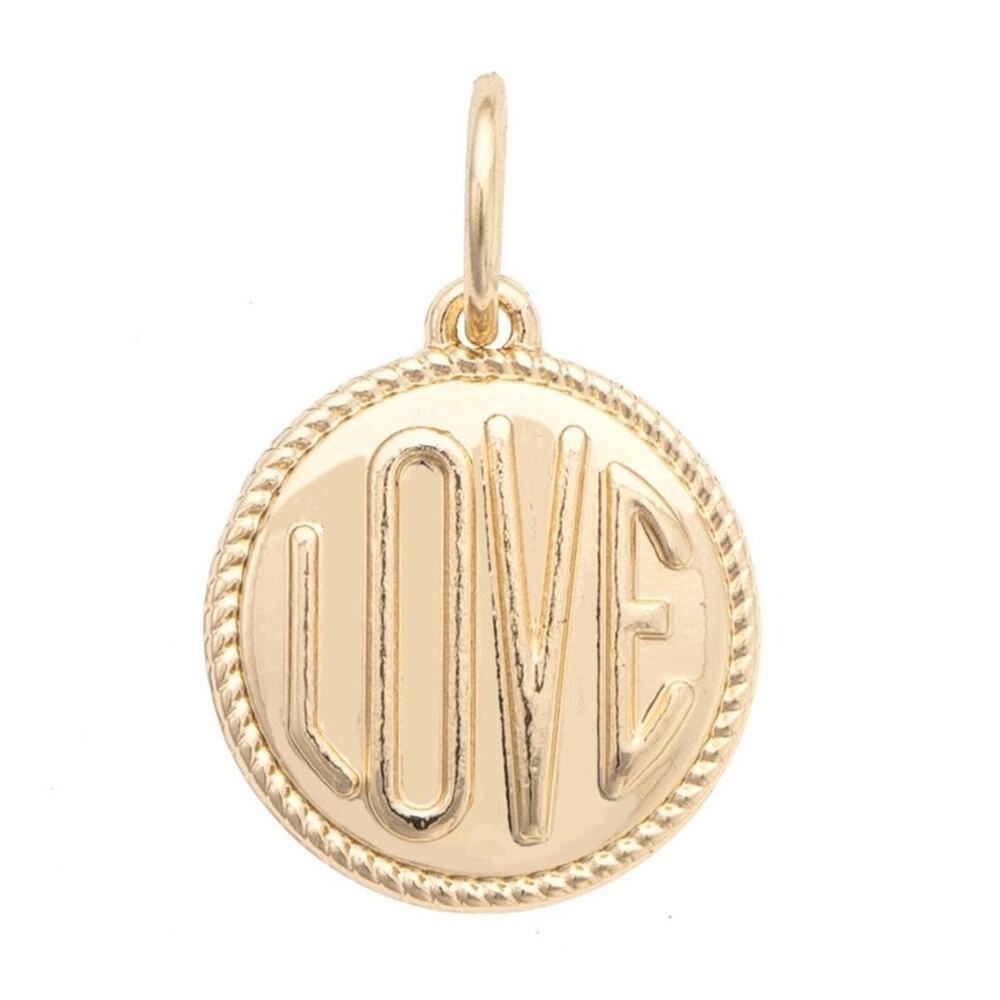 Circle of Love Charm – Shiny Gold